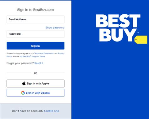 best buy log in.